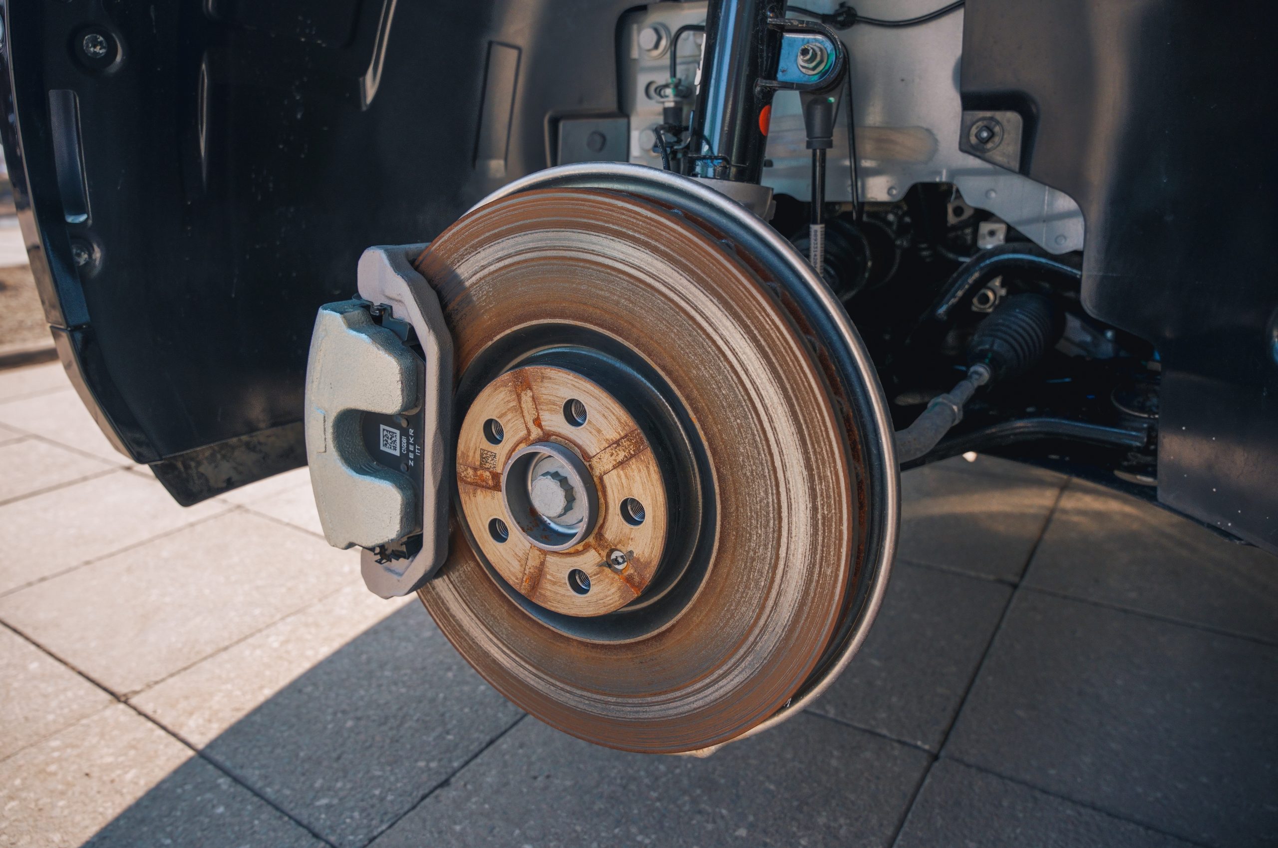 Almaty,,Kazakhstan,-,February,21,,2025:,Front,Brake,Disc,Zeekr